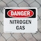 Signmission Nitrogen Gas Danger Sign, Plastic, 10in W x 7in L, 2PK OS-2PACK-DS-P-710-L-2457 - alternate 7